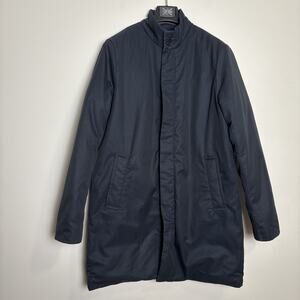 Banana Republic Men’s Water Repellent Coat Size M Preppy Blue Travel Commute